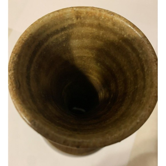 Pigeon River Pottery Tim Kerns Signed Brown Drip 6" Vase Early 2005 Wheel Thrown - Picture 12 of 16
